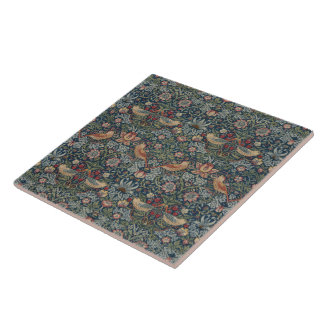 Vintage William Morris Strawberry Thief Tile