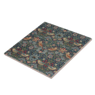 Vintage William Morris Strawberry Thief Tile
