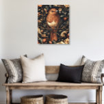 Vintage William Morris Style Bird Vines Canvas Print<br><div class="desc">This stunning vintage William Morris style canvas wall art brings the nature into your home in colourful style. The design features a serene brown bird perched on floral vines in rich colours of green, brown, black, tan, and soft rust. A beautiful addition to any decor. Created by Simply Farmhouse Press....</div>