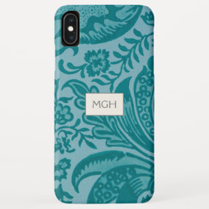 Vintage William Morris Teal Green Botanical iPhone XS Max Case