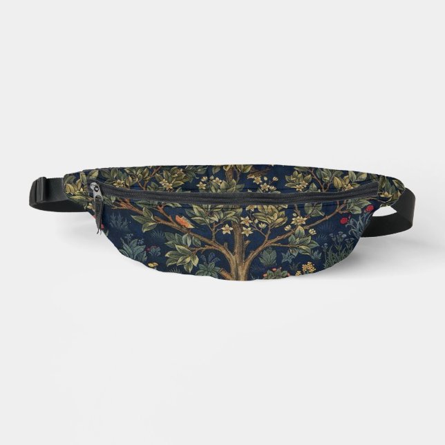 Vintage William Morris–Tree of Life  Bum Bags (Front)
