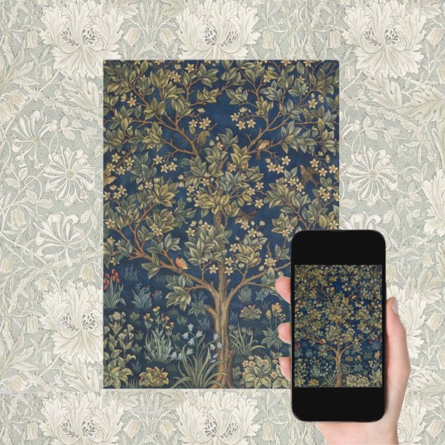 Vintage William Morris–Tree of Life  Card (Creator Uploaded)