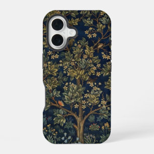 Vintage William Morris–Tree of Life iPhone 16 Case