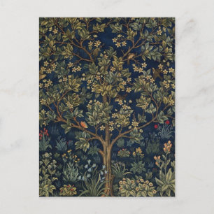 Vintage William Morris–Tree of Life Postcard