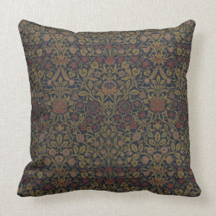 Vintage William Morris Violet and Columbine Cushion