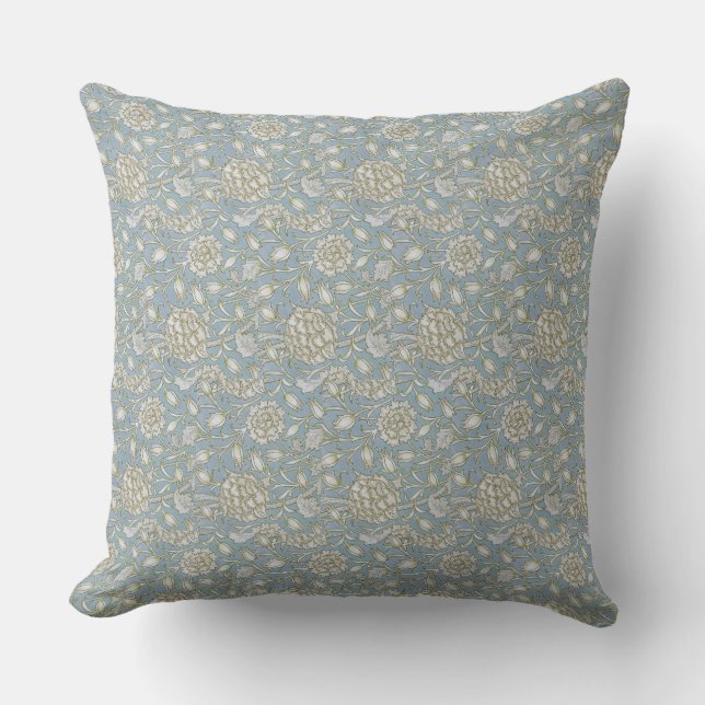 Vintage William Morris Wild Tulip  Cushion (Front)