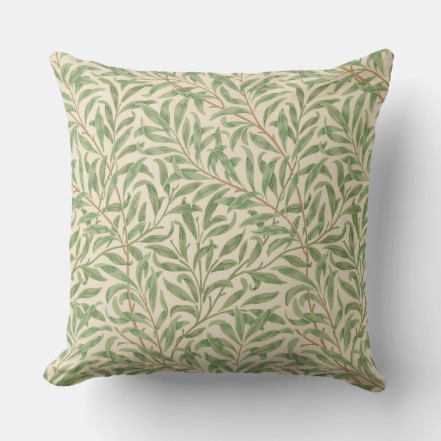 Vintage William Morris Willow Bough Cushion (Front)