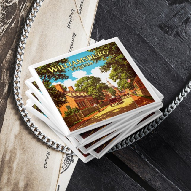 Vintage Williamsburg Virginia Magnet (Creator Uploaded)