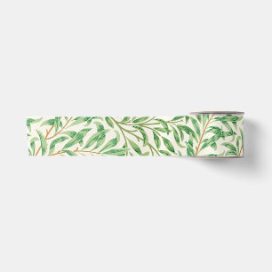 Vintage Willow Bough Ornament Illustration Satin Ribbon