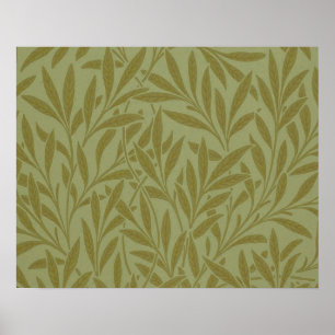 Vintage Willow William Morris Wallpaper Design Poster