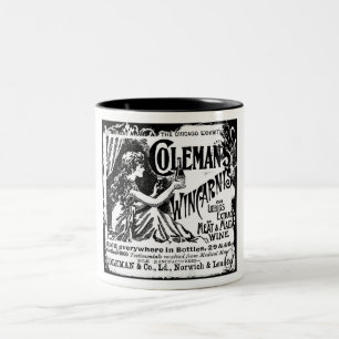Vintage Wincarnis Tonic Ad Two-Tone Coffee Mug