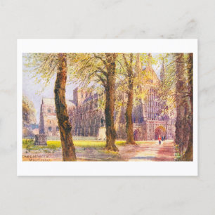 Vintage Winchester Cathedral Postcard