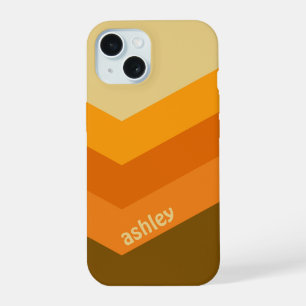 Vintage Windbreaker Colour Block Darts Custom Name iPhone 15 Case