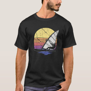 Vintage Windsurfer Retro Windsurfing Ocean Wave Su T-Shirt