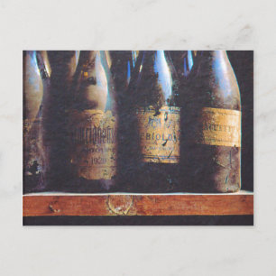 Vintage Wine Postcard
