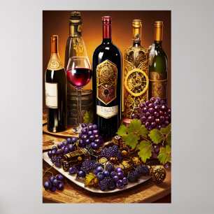 Vintage Wine Poster