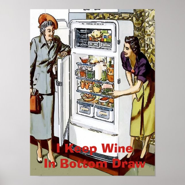 Vintage Wine Poster Edit Text (Front)