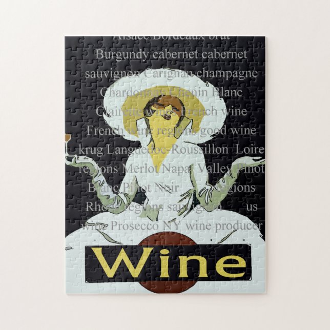 Vintage Wine Posters Jigsaw Puzzle (Vertical)
