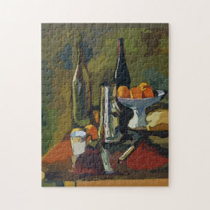 Vintage Wine Still Life  Posters Jigsaw Puzzle