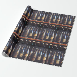 Vintage Wine Wrapping Paper