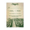 Vintage Winery Tuscan Vineyard Wedding RSVP Cards