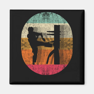 Vintage Wing Chun TShirt Martial Arts Magnet