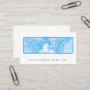 Vintage Winged Angel Business Card