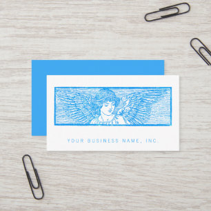 Vintage Winged Angel Business Card