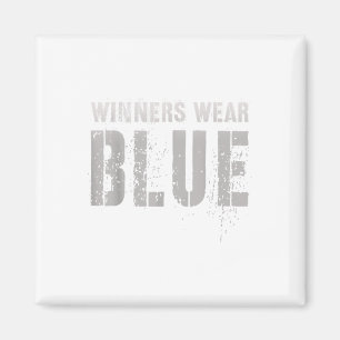 Vintage Winners Wear Blue Summer Camp Team War Gam Magnet