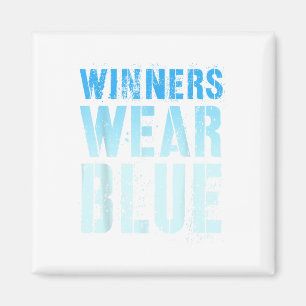 Vintage Winners Wear Blue Tournament War Game Summ Magnet
