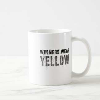 Vintage Winners Wear Yellow Summer Camp Team Colou Coffee Mug