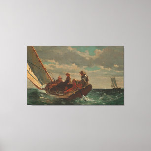 Vintage Winslow Homer A Fair Wind Canvas Print
