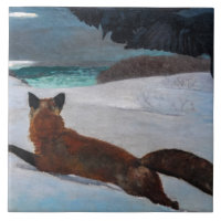 Vintage Winslow Homer Fox Hunt Poster