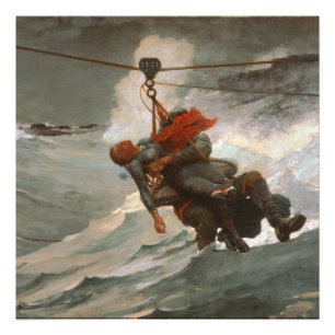 Vintage Winslow Homer The Life Line Photo Print