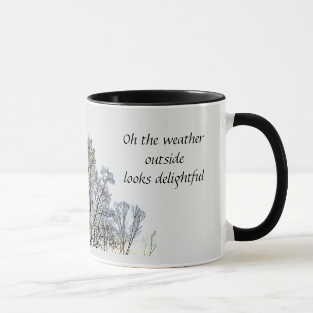 Vintage Winter Coffee Mug (Right)
