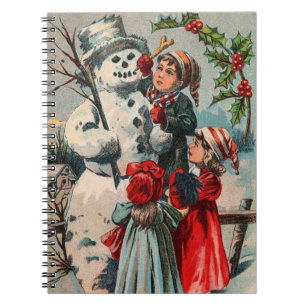Vintage Winter Fun Notebook