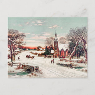 Vintage Winter Postcard