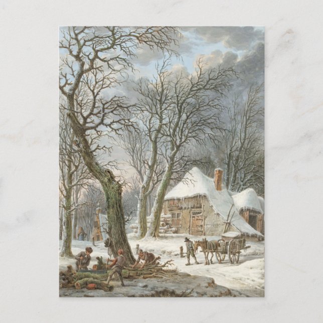 Vintage Winter Postcard (Front)