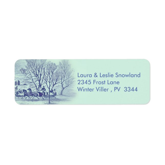Vintage Winter Scene (Front)