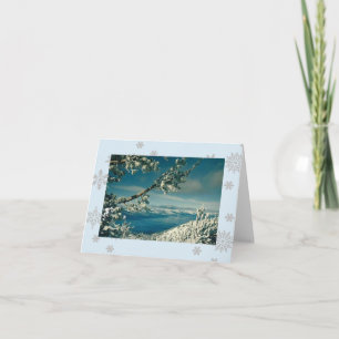 Vintage Winter Wonderland Christmas Card