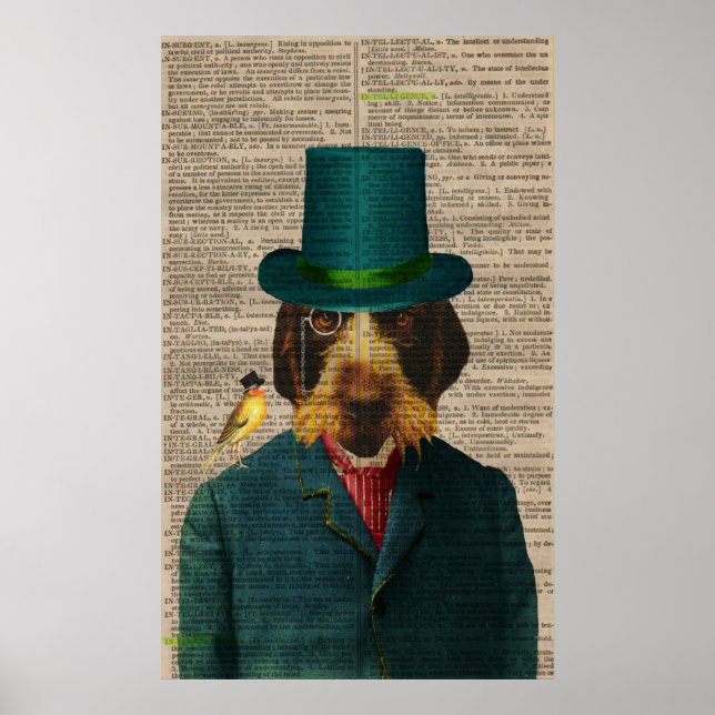 Vintage Wirehaired Pointing Griffon Poster (Front)