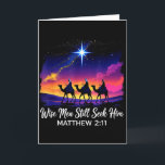 Vintage Wise Men Still Seek Him Jesus Faith 3 King Card<br><div class="desc">Vintage Wise Men Still Seek Him Jesus Faith 3 Kings</div>