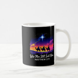 Vintage Wise Men Still Seek Him Jesus Faith 3 King Coffee Mug