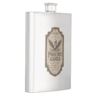 Vintage Witch Apothecary Potion Hip Flask
