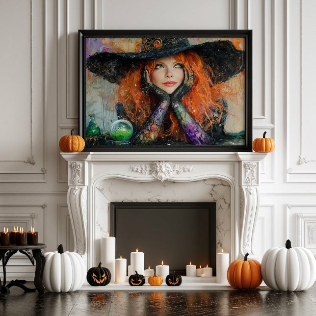 Vintage Witch Halloween Decoupage  Tissue Paper (Creator Uploaded)
