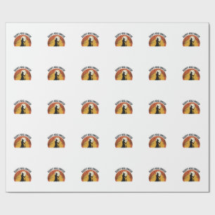 Vintage Witch Happy Halloween Shirt Design_1 Wrapping Paper