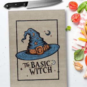 Vintage Witch Hat Halloween Glass Cutting Board