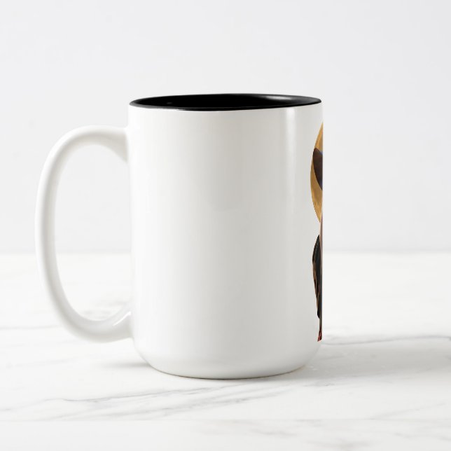 Vintage Witch Illustration Mug (Left)