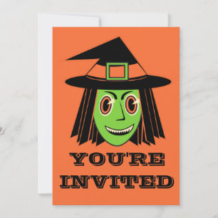Vintage Witch Invitation