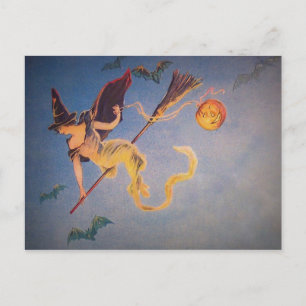 Vintage Witch Postcard